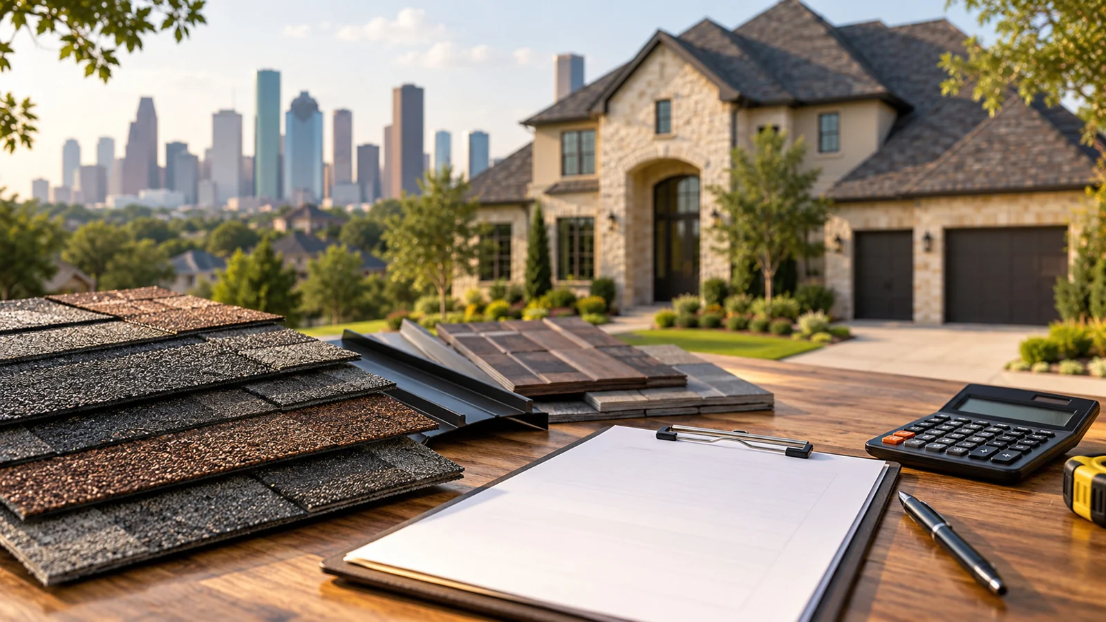 Houston-area residential roofing photograph illustrating what should a new roof really cost in houston texas