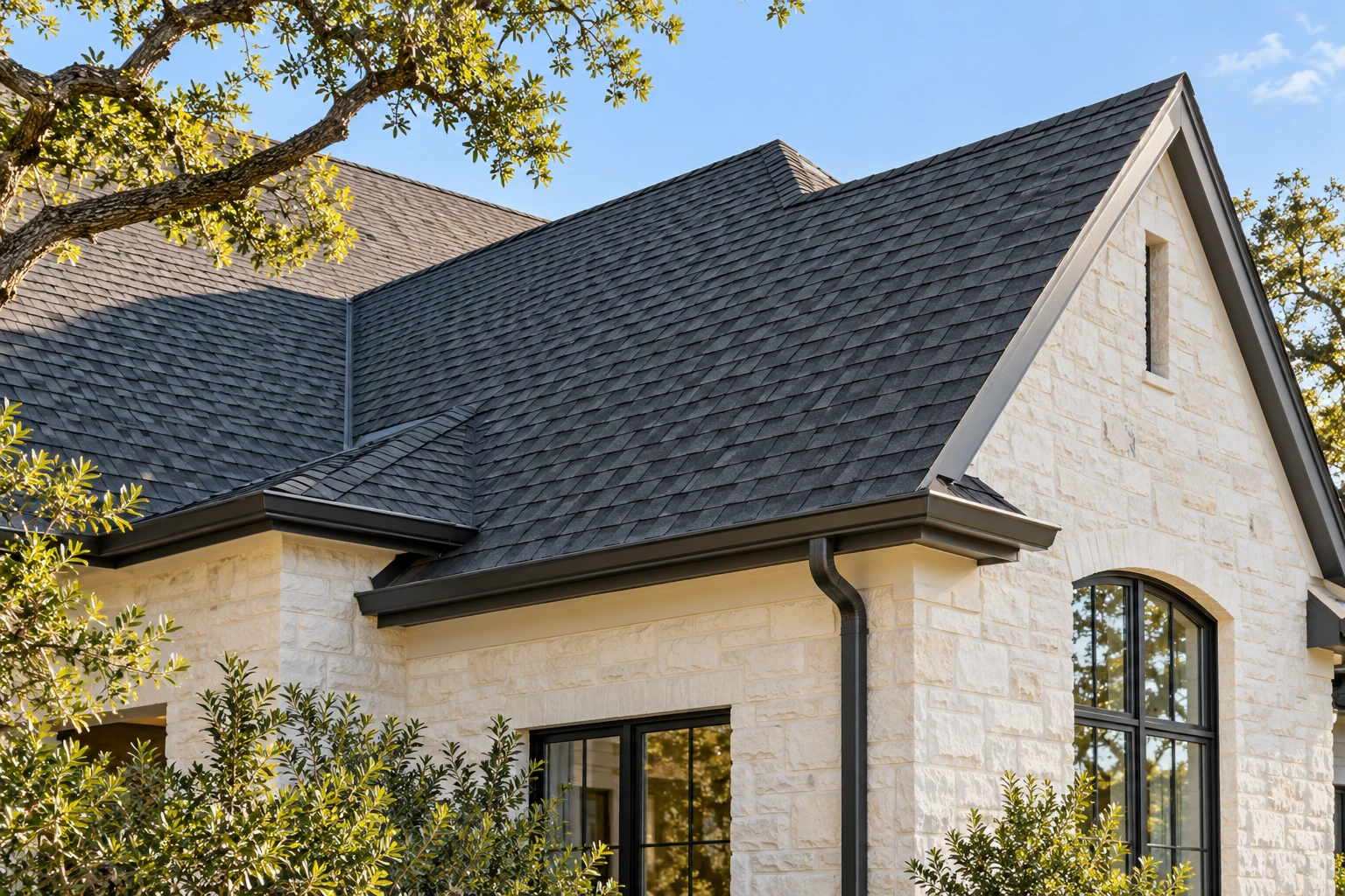 Illustrative residential roofing detail